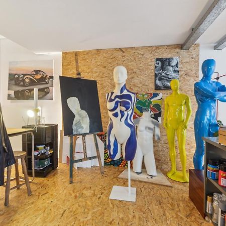 Cosy Art Studio Near Station With Bikes And Garden Gante Exterior foto