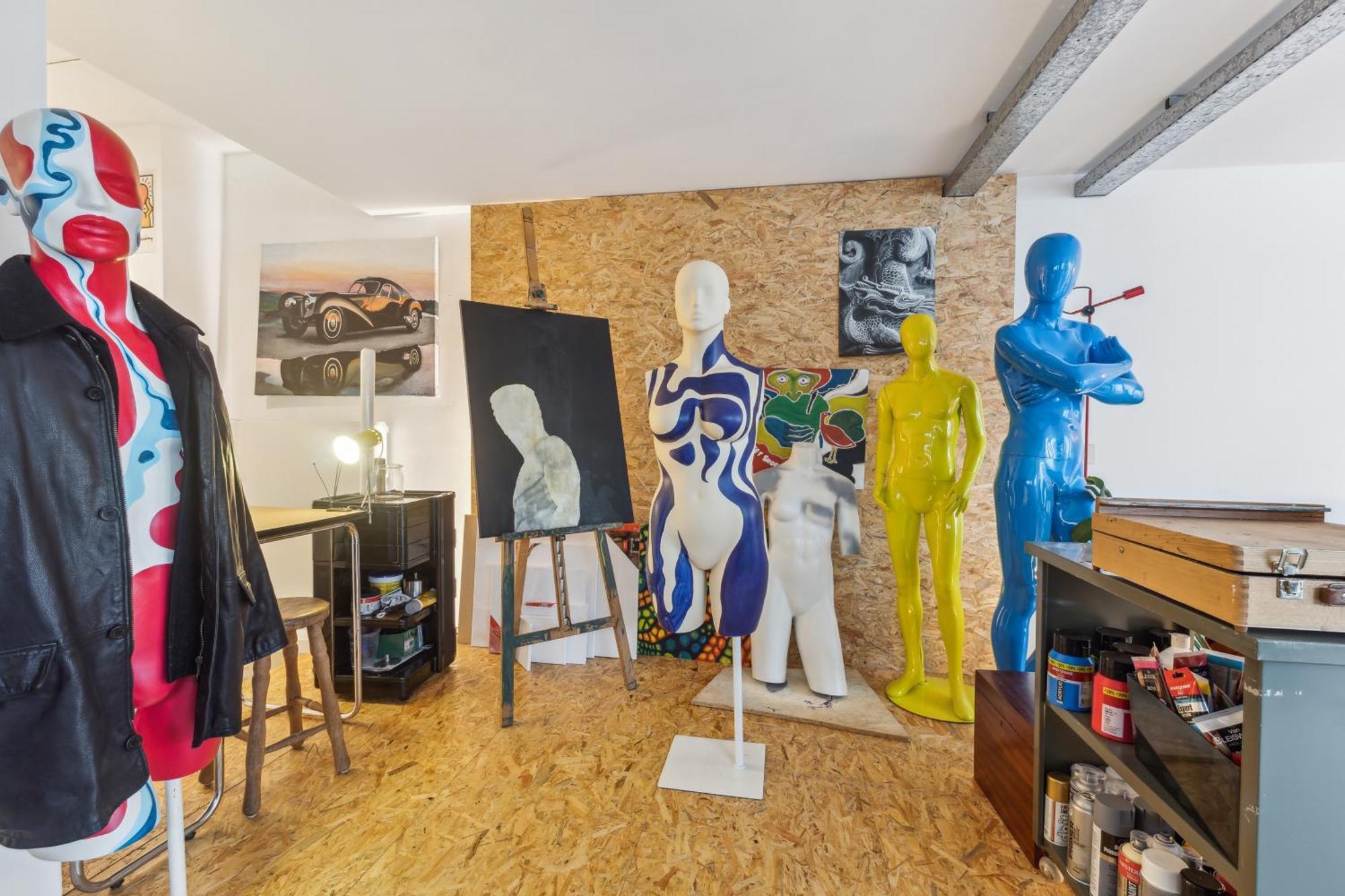 Cosy Art Studio Near Station With Bikes And Garden Gante Exterior foto